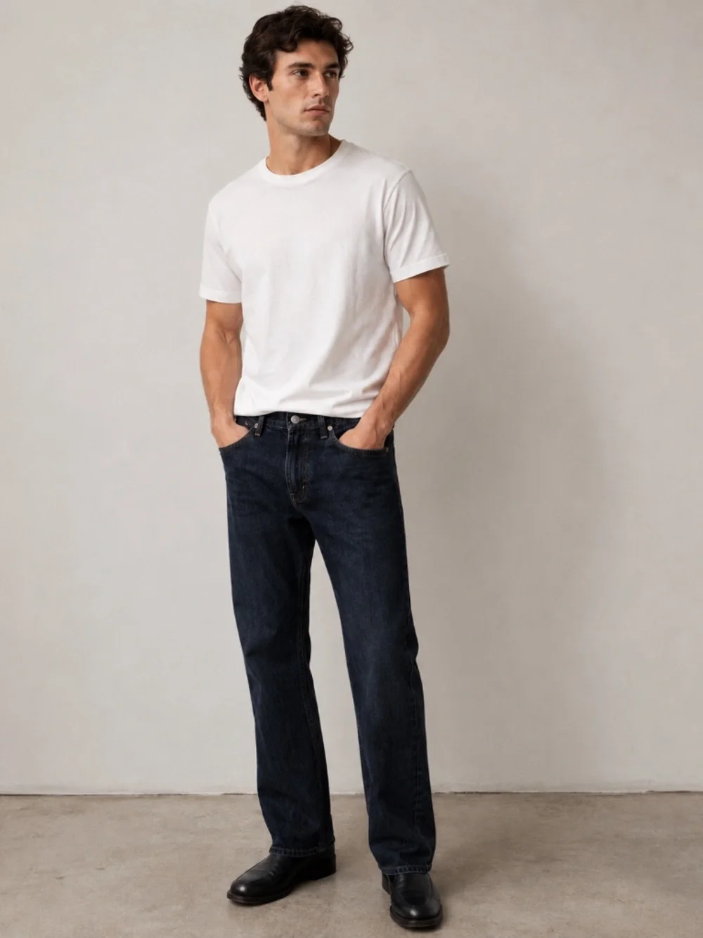 Banana Republic Dark Blue Men's Straight Jeans Rustic